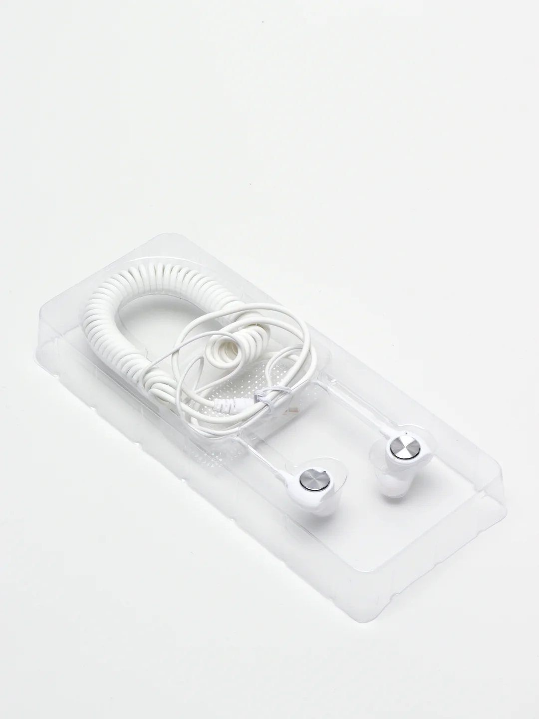 Белый вакумные наушники Telephone Line R11