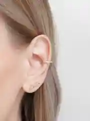 Зеленый серьги, каффы, цвет золотой