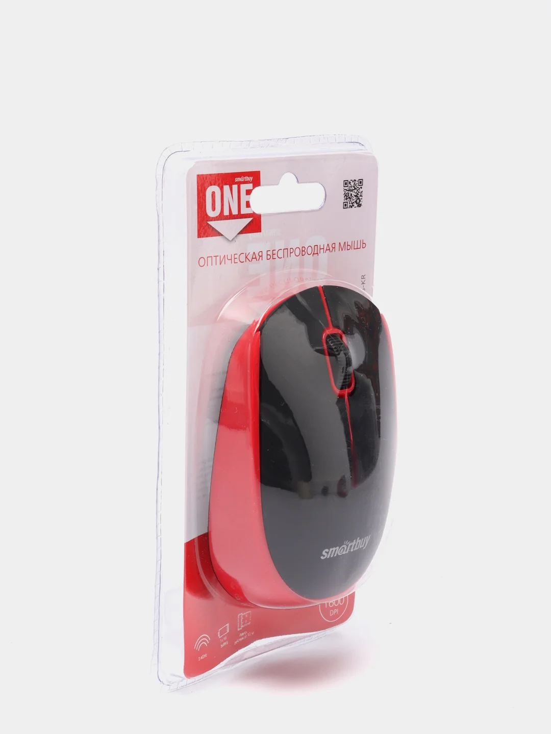 Красный мышь беспроводная оптическая SmartBuy SBM-368AG