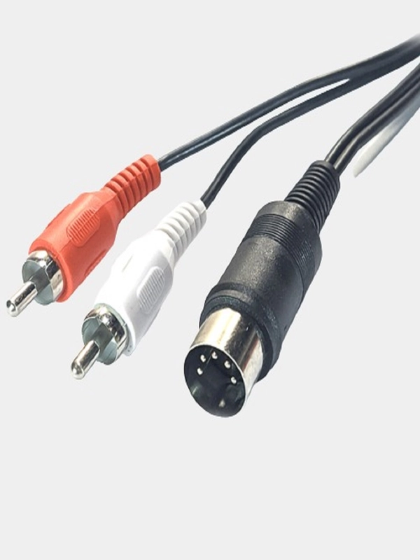 Шнур / тюльпан /  5 PIN x 2RCA  (1.2 метра)