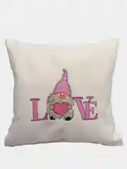 Подушка с вышивкой "Гномик Love"