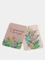 Бирюзовый набор мини-открыток, 7*10 см, life poster