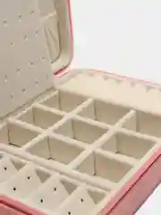 Голубой шкатулка для хранения украшений, аксессуаров, драгоценностей