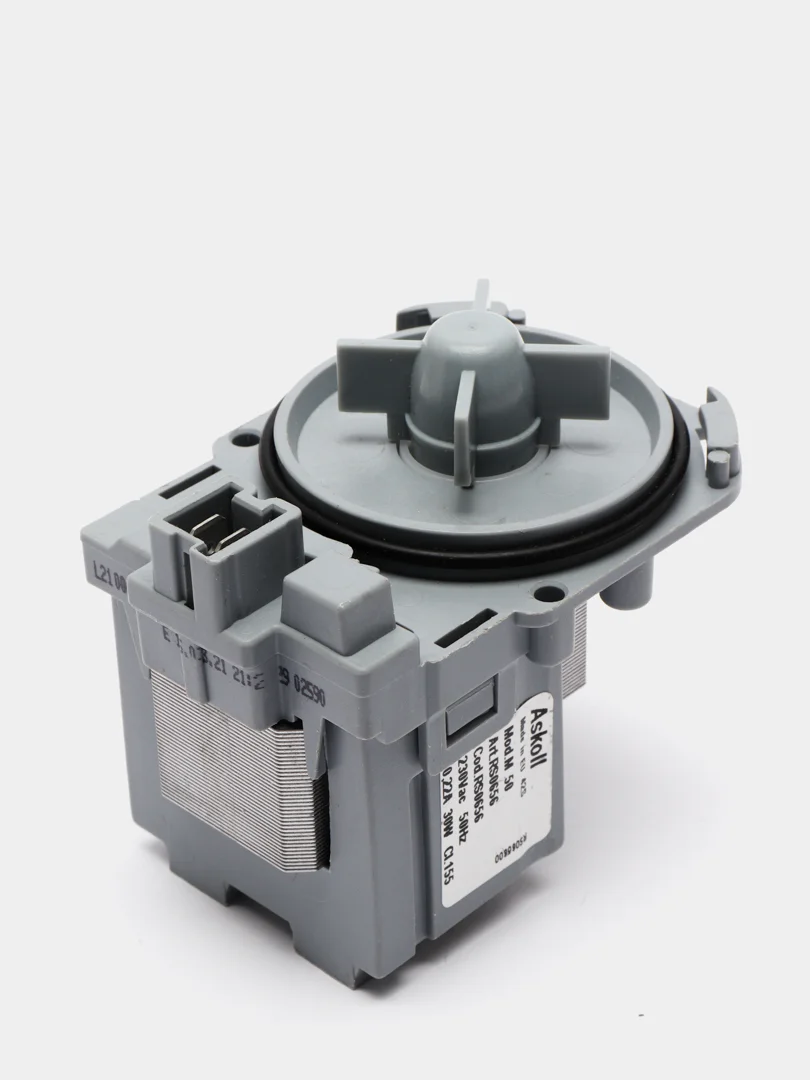 Помпа для стиральной машины Askoll 30W, крепление на 3 защелках, 49023062, PMP002UN