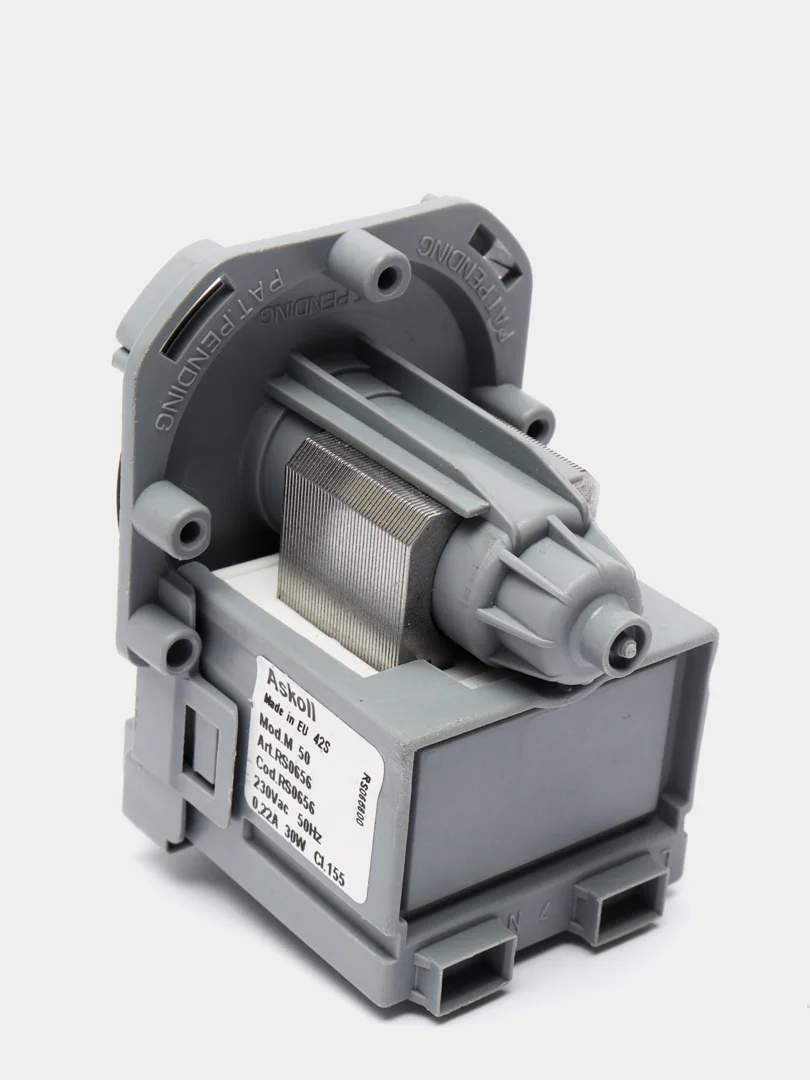 Помпа для стиральной машины Askoll 30W, крепление на 3 защелках, 49023062, PMP002UN