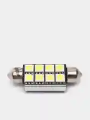 Лампа светодиодная LED T11/белый/ (SV 8.5) 8x5050 SMD 41mm CANBUS, блистер 2 шт