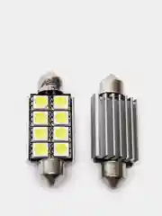 Лампа светодиодная LED T11/белый/ (SV 8.5) 8x5050 SMD 41mm CANBUS, блистер 2 шт