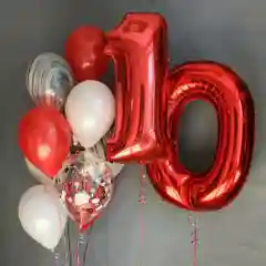 Воздушные шары-цифры для праздника, 102 см