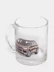 Бордовый кружка "Авто", 400 мл