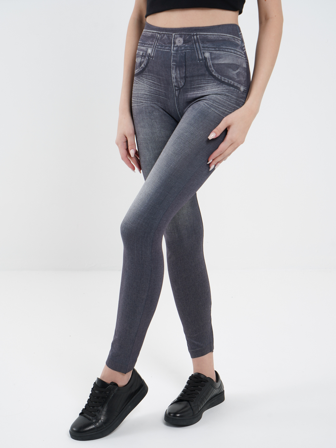 Утягивающие леггинсы под джинсы лосины брюки женские джеггинсы леджинсы легинсыбрюки U126 купить по цене 399 ₽ в интернет-магазине KazanExpress