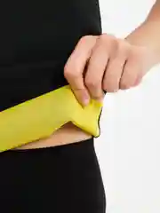 Лимонный майка для похудения с эффектом сауна, спортивный топ