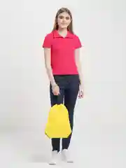 Желтый сумка мешок для обуви, рюкзак для вещей