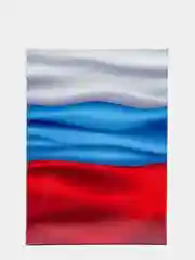 Папка адресная с ГОС.СИМВОЛИКОЙ Триколор ламинированный картон