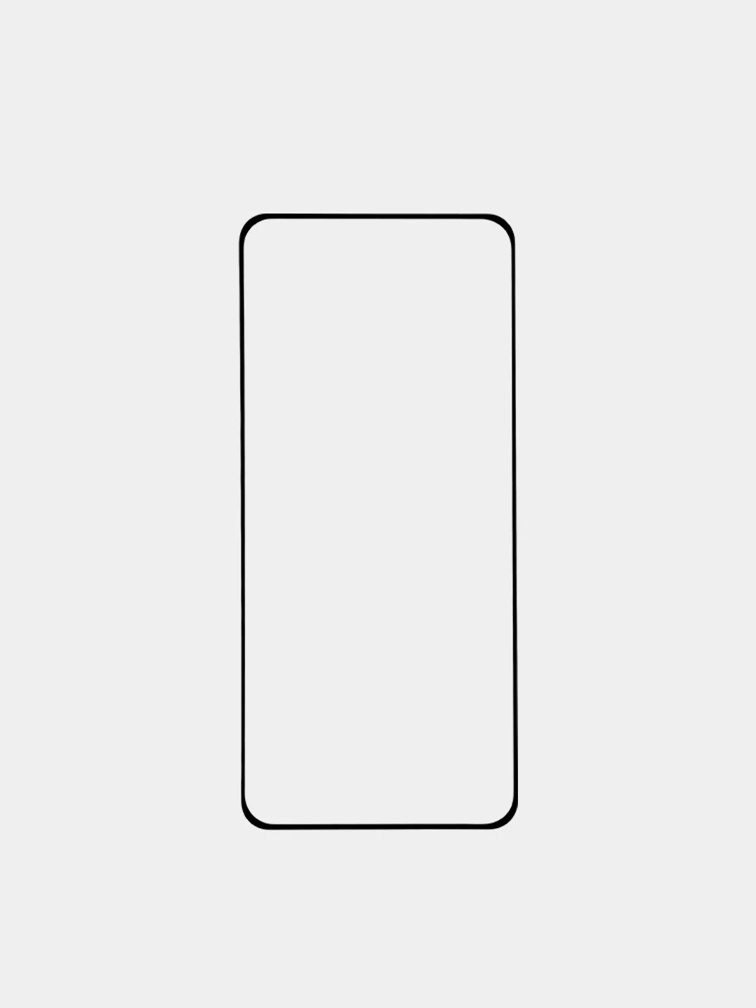 Защитное стекло КАРТОФАН для Realme 7 Pro, 8, 8 Pro с олеофобным покрытием и черной рамкой