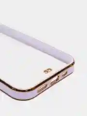 Лавандовый чехол для iPhone 12 Mini, 12 Pro Max, 13 Mini, 13 Pro Max с гальваническим покрытием