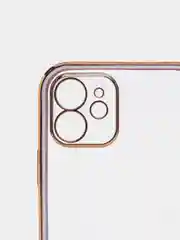 Лавандовый чехол для iPhone 12 Mini, 12 Pro Max, 13 Mini, 13 Pro Max с гальваническим покрытием