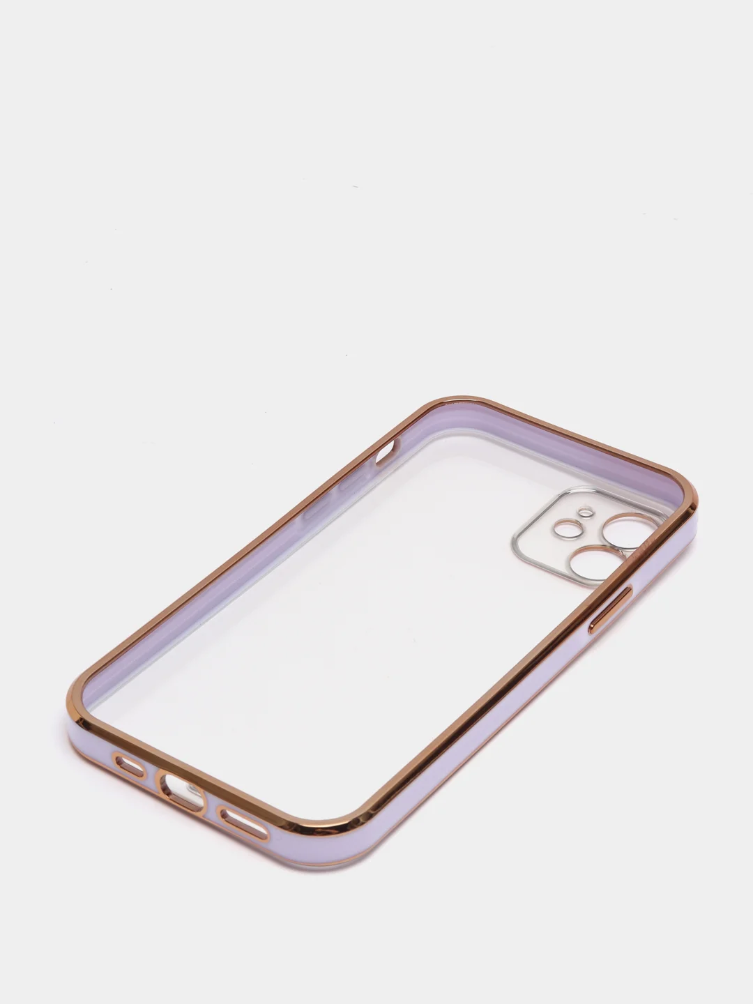Лавандовый чехол для iPhone 12 Mini, 12 Pro Max, 13 Mini, 13 Pro Max с гальваническим покрытием