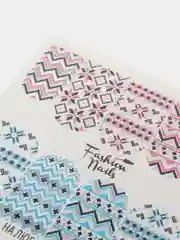 Вишнёвый слайдеры для маникюра новогодние /Слайдеры для ногтей/наклейки/дизайна ногтей