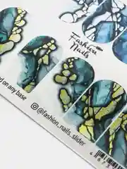 Зелёный хаки слайдеры для маникюра новогодние /Слайдеры для ногтей/наклейки/дизайна ногтей