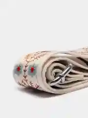 Бежевый ремень для сумки плечевой с рисунком, ручка для сумки, ремешок
