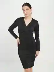 Черный платье женское