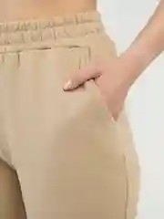 Бежевый брюки женские, утепленные