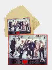 Конверт подарочный для денег с фото открыткой k-pop "BTS"