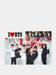 Конверт подарочный для денег с фото открыткой k-pop "BTS"