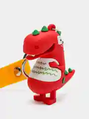 Красный брелок  на сумку или ключи