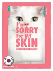 Тёмно-розовый тканевая маска для лица - IM SORRY FOR MY SKIN
