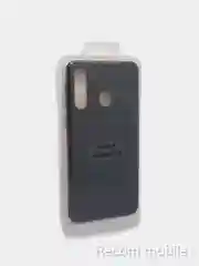 Черный чехол Siliconе Case для Samsung A21 Cамсунг А21 soft touch