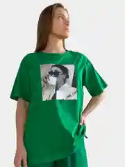 Футболка женская с принтом, oversize