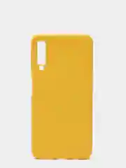 Желтый чехол Samsung Galaxy A7 2018 силиконовый A750