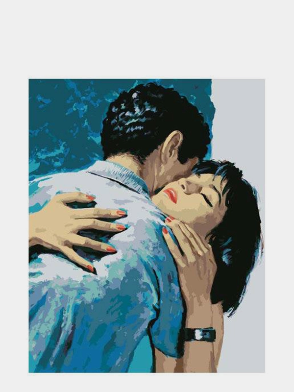 Набор для рисования по номерам "Крепкие объятия" 40*50см HOBRUK