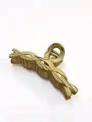 Хаки каучуковый краб для волос