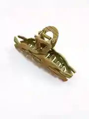 Хаки каучуковый краб для волос