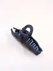 Темно-синий каучуковый краб для волос