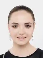 Золотой серьги женские в виде цепи