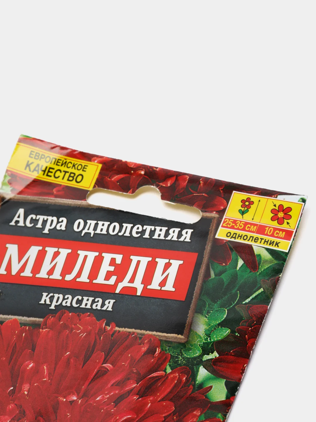 Астра Миледи красная, семена, цветы