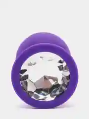 Фиолетовый анальная пробка