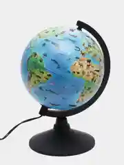 Глобус Зоогеографический (Детский) с подсветкой, 210  мм