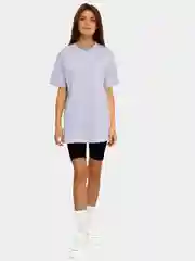 Белый футболка женская Oversize, однотонная, 100% хлопок