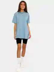 Белый футболка женская Oversize, однотонная, 100% хлопок