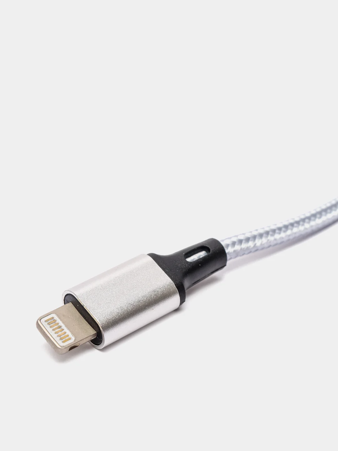 Серебряный usb кабель 2.0 А Apple Lythning, type C, micro usb