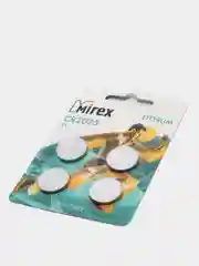 Батарейка литиевая Mirex CR 2025 3в, 4 шт