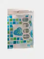 Салатовый штора для ванны