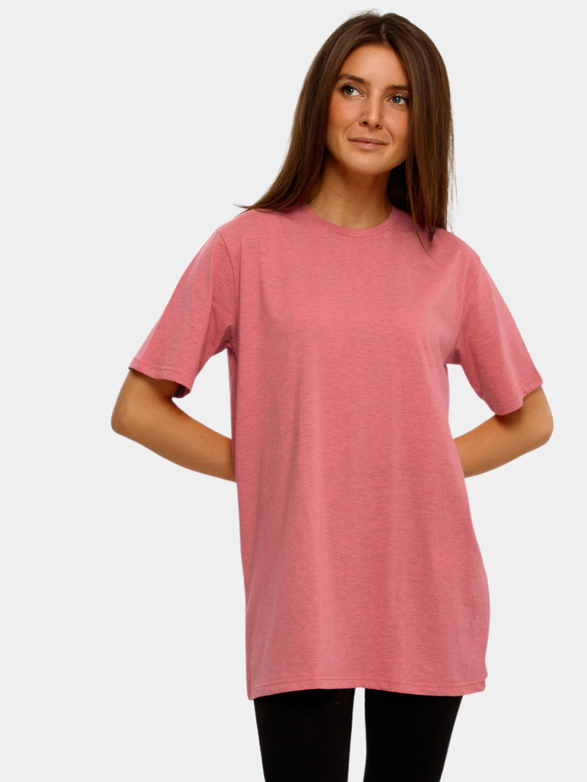 Футболка женская Oversize, однотонная, большие размеры 42-56