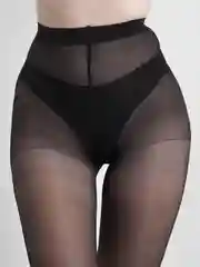 Колготки женские Glamour "Edera", черные, 40 ден, с шортиками