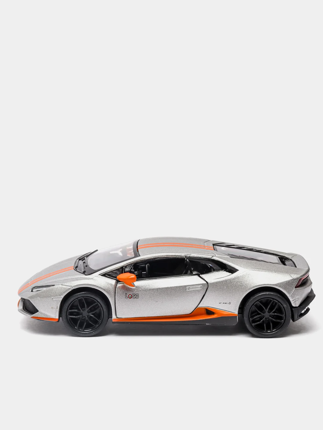 Серебряный lamborghini Huracan LP610-4 Avio KINSMART KT5401D