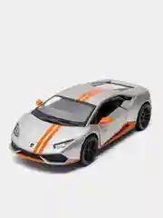 Серебряный lamborghini Huracan LP610-4 Avio KINSMART KT5401D